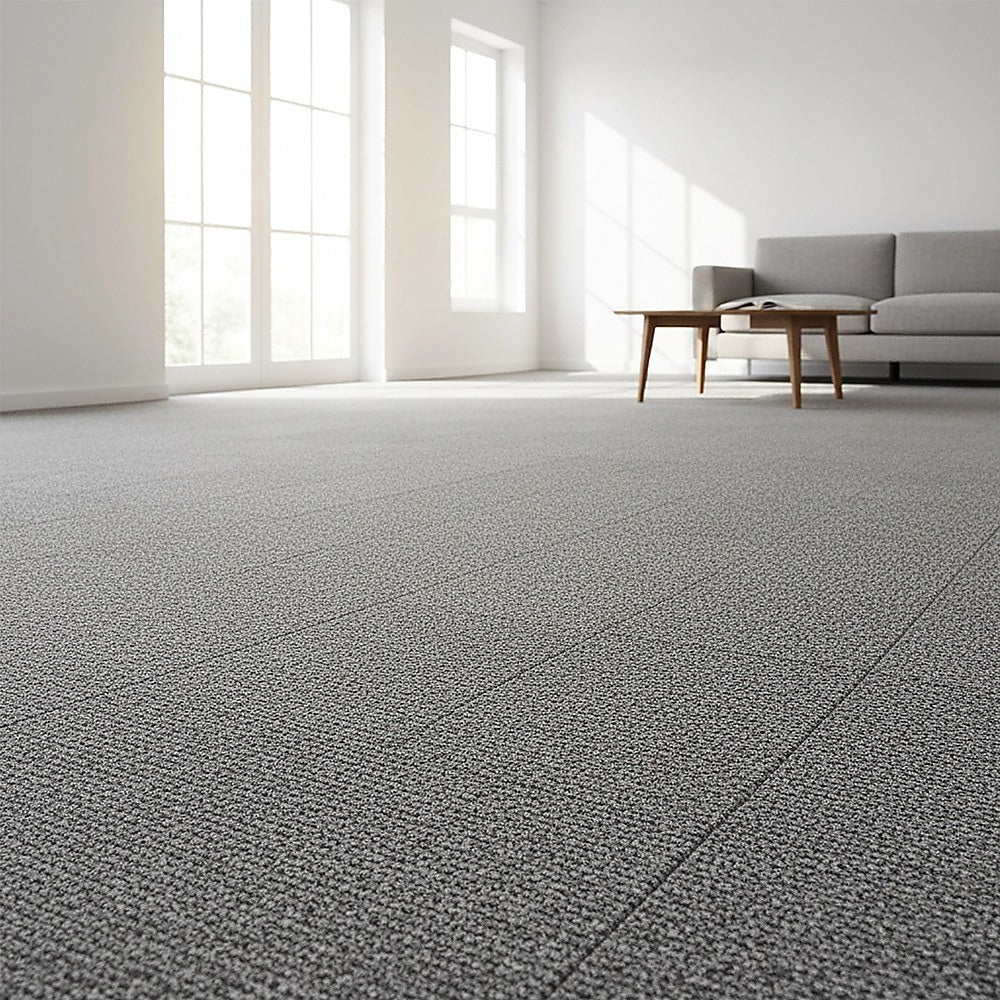 Trasimeno Carpet Tiles, Commercial Grade, 5m2, Grey, 20pcs
