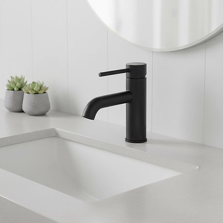 Basin Mixer Tap, Matte Black