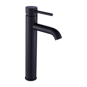 Tall Basin Mixer Tap, Matte Black