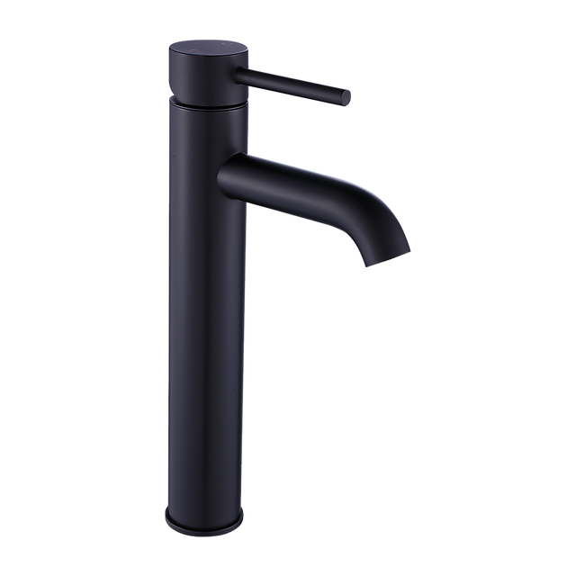 Tall Basin Mixer Tap, Matte Black