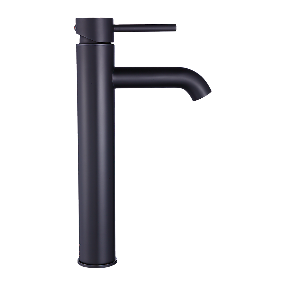 Tall Basin Mixer Tap, Matte Black
