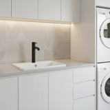 Tall Basin Mixer Tap, Matte Black