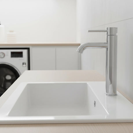 Tall Basin Mixer Tap, Chrome
