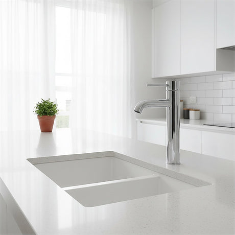 Tall Basin Mixer Tap, Chrome