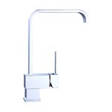 Angled Neck Kitchen Mixer Tap, Chrome