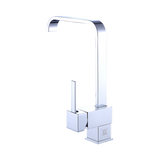 Angled Neck Kitchen Mixer Tap, Chrome