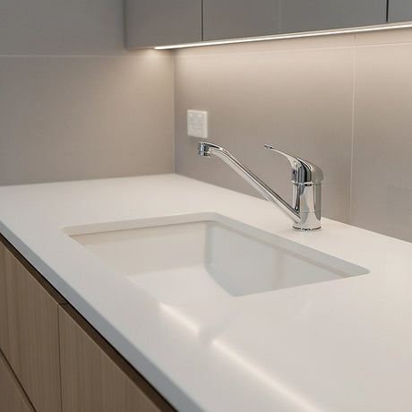 Kitchen Mixer Tap Polished Chrome Solid Brass