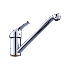 Kitchen Mixer Tap Polished Chrome Solid Brass