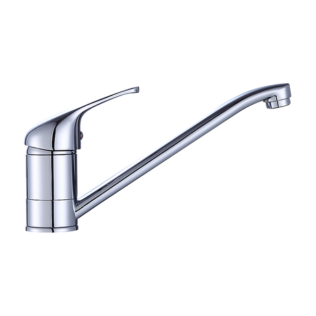 Kitchen Mixer Tap Polished Chrome Solid Brass