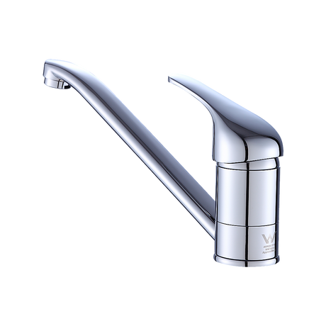 Kitchen Mixer Tap Polished Chrome Solid Brass