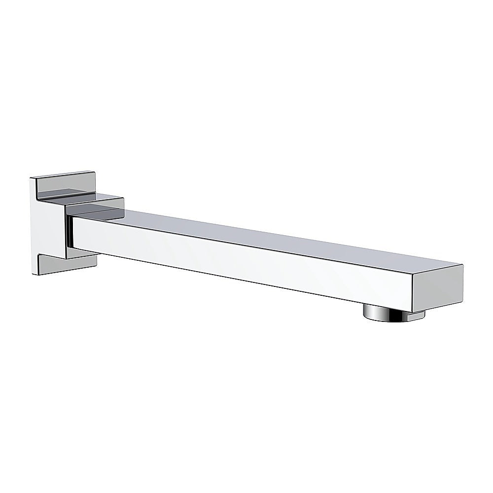 Polished chrome bath spout, 228mm
