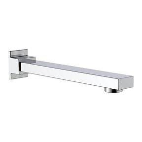 Polished chrome bath spout, 228mm