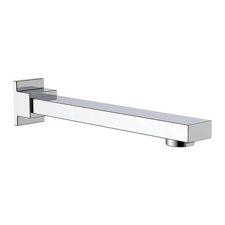 Polished chrome bath spout, 228mm