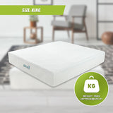Medium green tea memory foam mattress, 30cm king