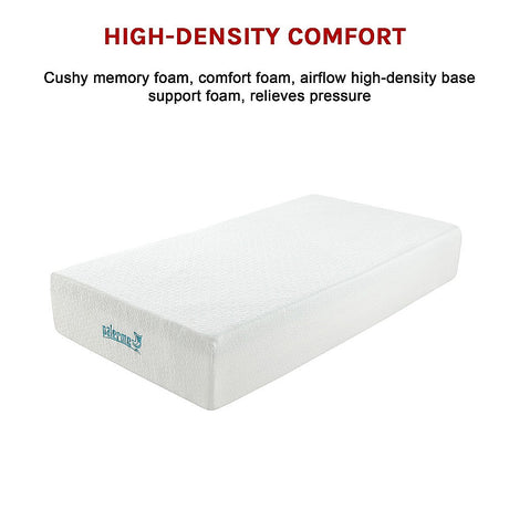 Medium green tea memory foam mattress, 30cm king single