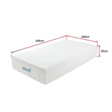 Medium green tea memory foam mattress, 30cm king single