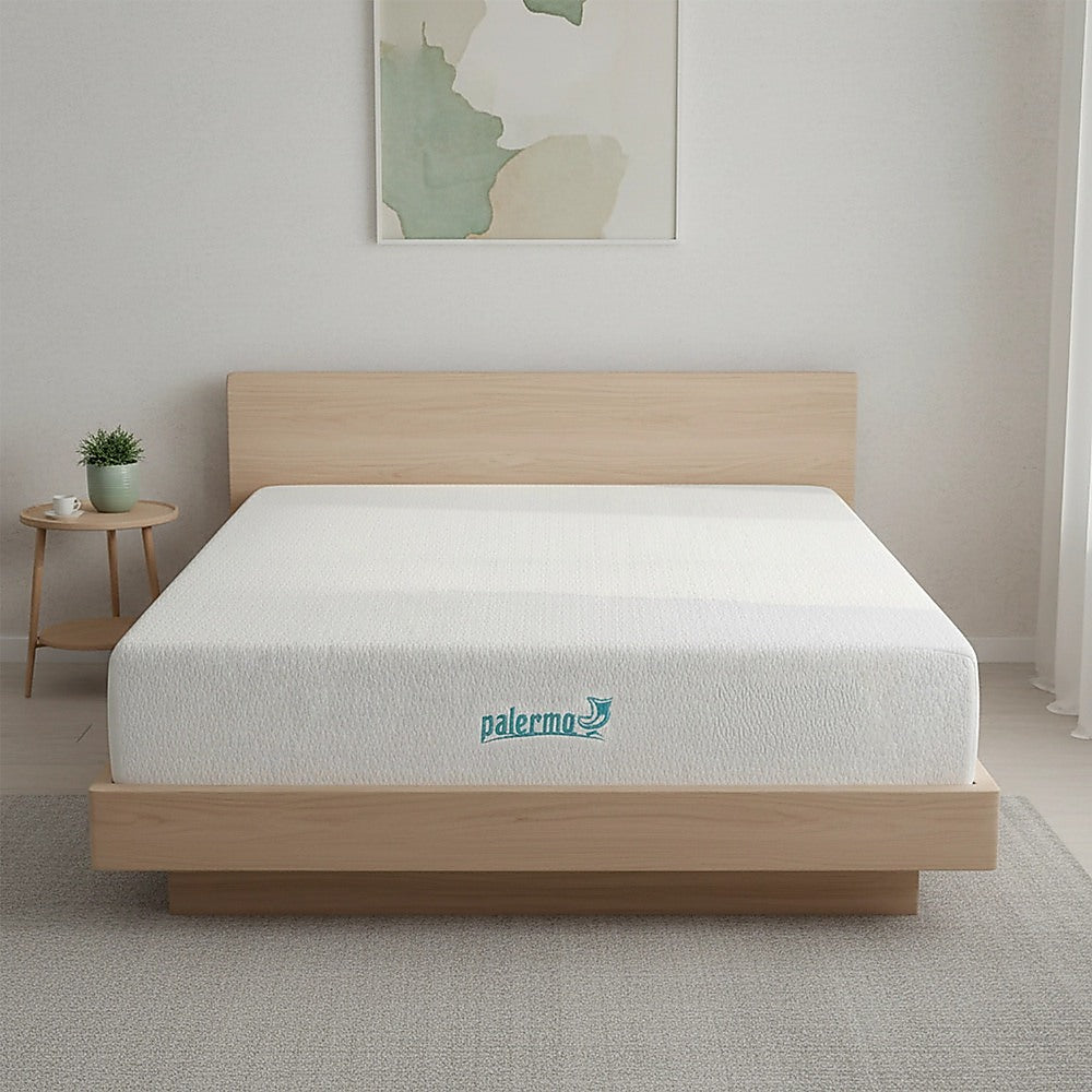 Medium green tea memory foam mattress, 30cm king single