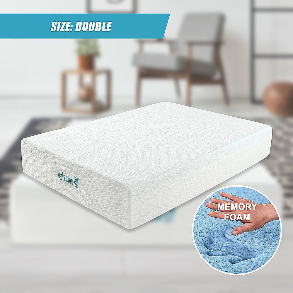 Medium green tea memory foam mattress, 30cm double