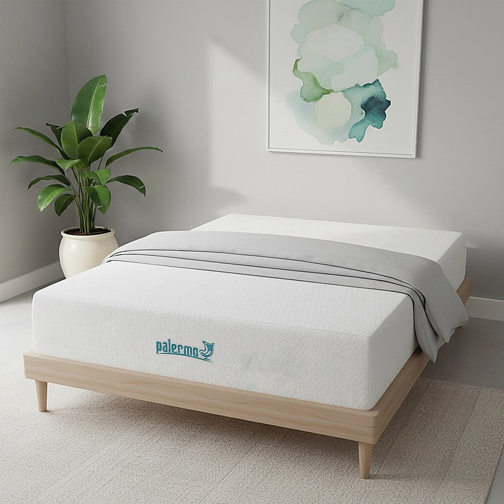 Medium green tea memory foam mattress, 30cm double