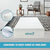 Medium firm green tea memory foam mattress, 30cm single