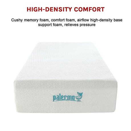 Medium firm green tea memory foam mattress, 30cm single