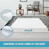 Medium firm green tea memory foam mattress, 15cm double