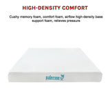 Medium firm green tea memory foam mattress, 15cm double