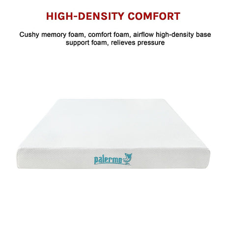 Medium firm green tea memory foam mattress, 15cm double