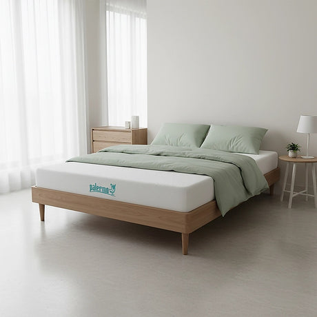 Medium firm green tea memory foam mattress, 15cm double