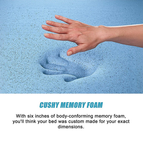 Medium firm green tea memory foam mattress, 15cm queen