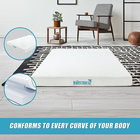 Medium firm green tea memory foam mattress, 15cm queen