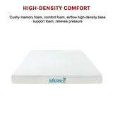 Medium firm green tea memory foam mattress, 15cm queen