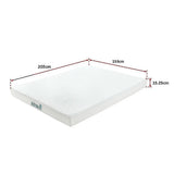 Medium firm green tea memory foam mattress, 15cm queen