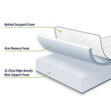 Medium green tea memory foam mattress, 15cm king
