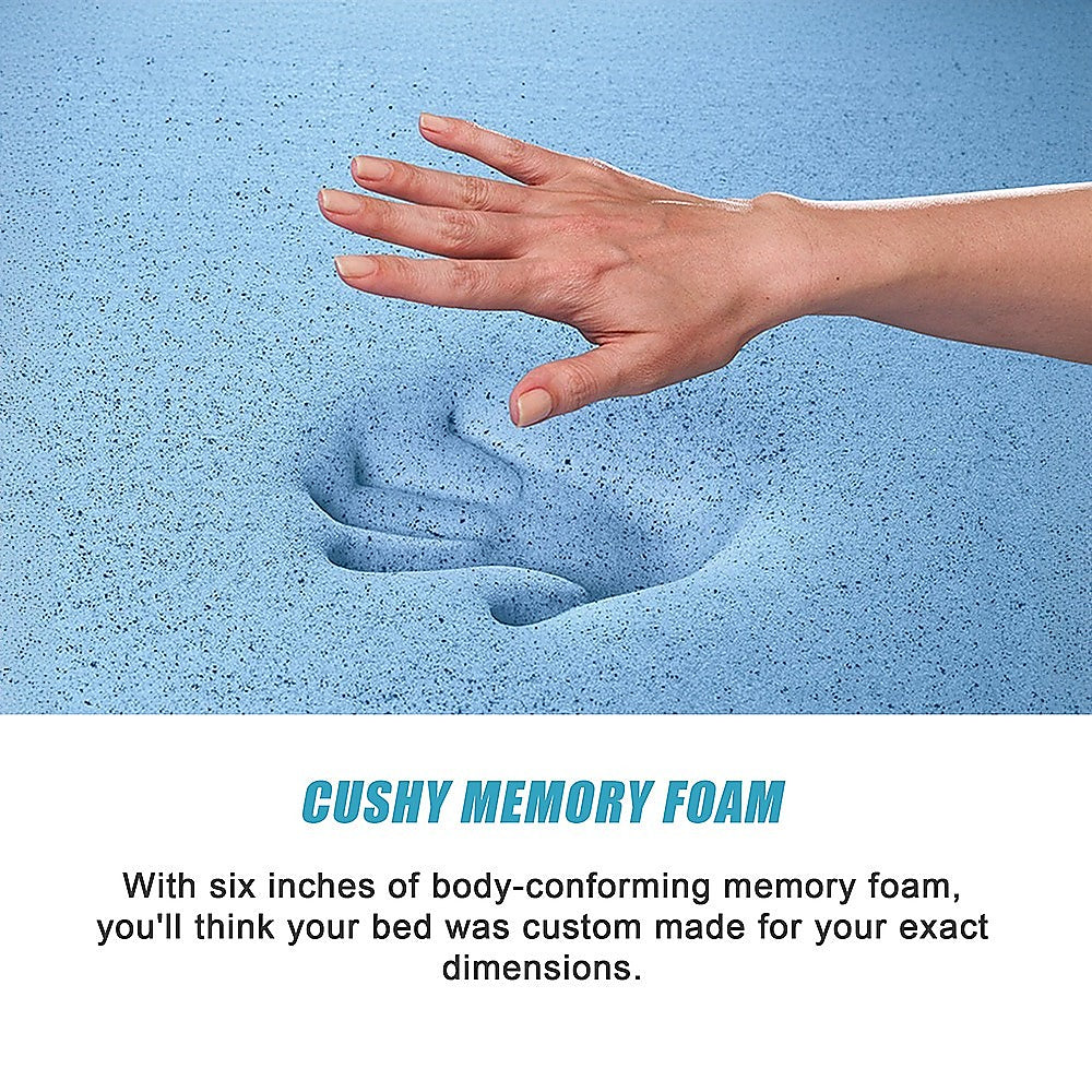 Medium green tea memory foam mattress, 15cm king