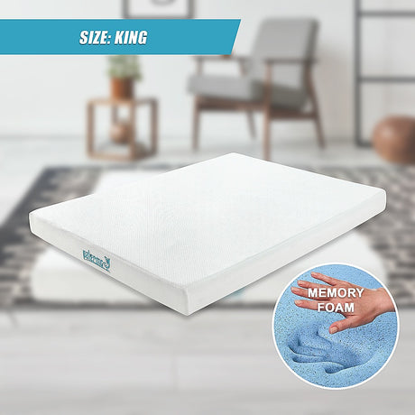 Medium green tea memory foam mattress, 15cm king