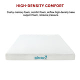 Medium green tea memory foam mattress, 15cm king
