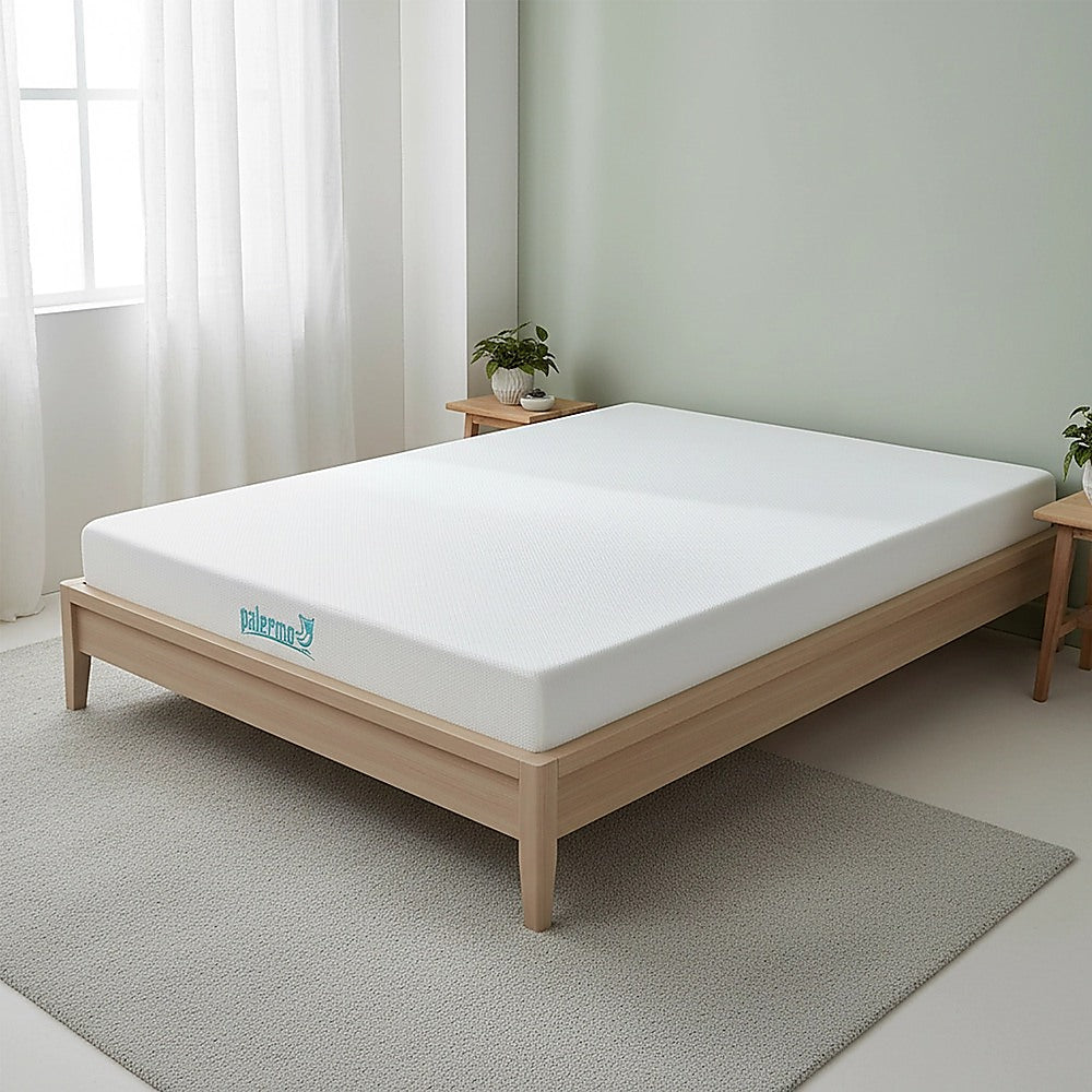 Medium green tea memory foam mattress, 15cm king