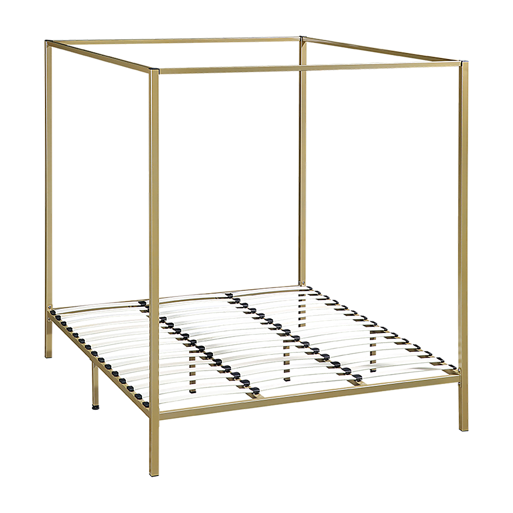 Ravello Gold King bed frame in a modern bedroom