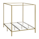 Ravello Gold King bed frame in a modern bedroom