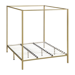 Ravello Gold King bed frame in a modern bedroom