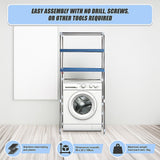 Three-Tier Portable Laundry Storage Rack