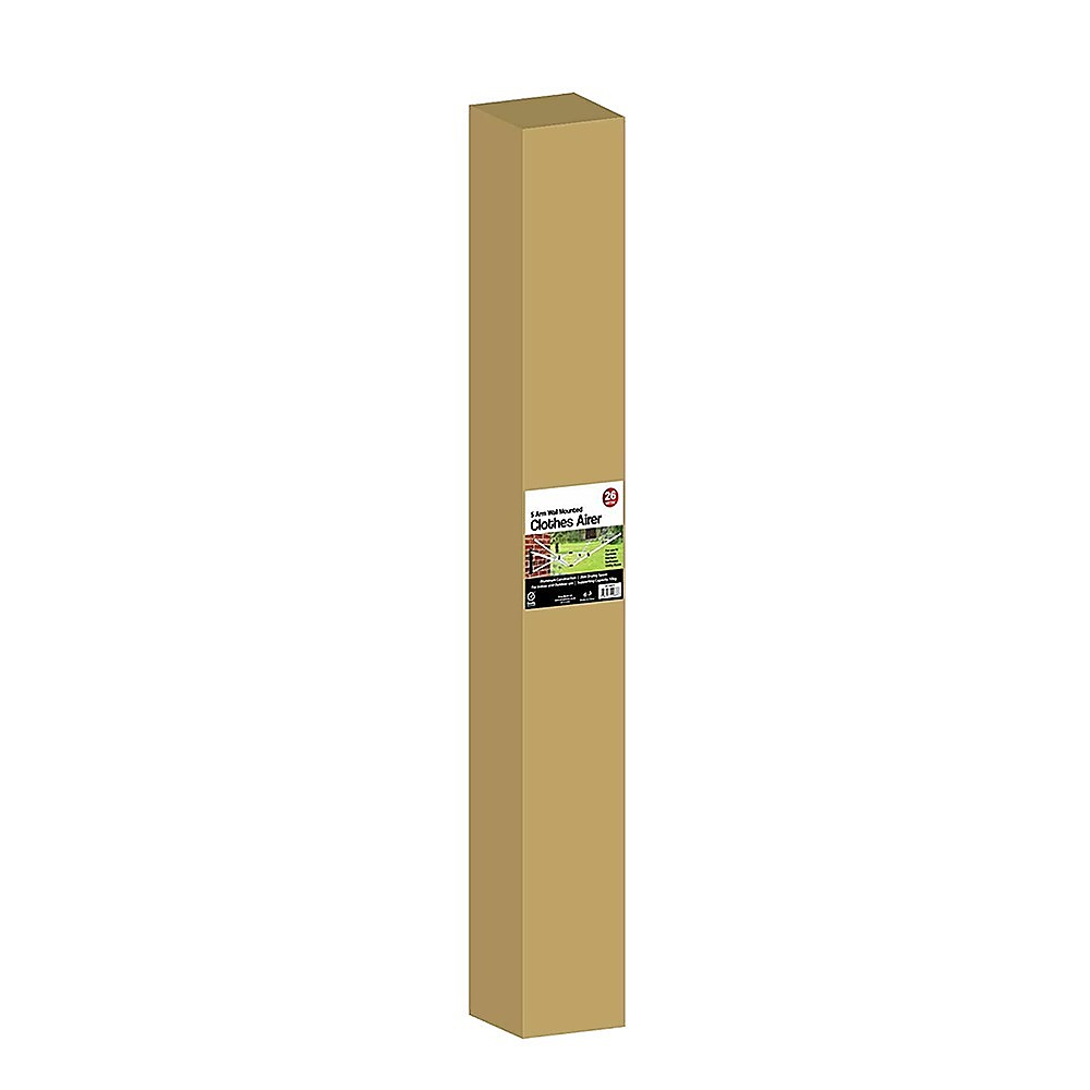 Wall-Mountable 5-Arm Clothes Airer Dryer