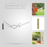 Wall-Mountable 5-Arm Clothes Airer Dryer