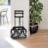 6 Wheel Aluminium Folding Stair Climbing Hand Trolley 60kg
