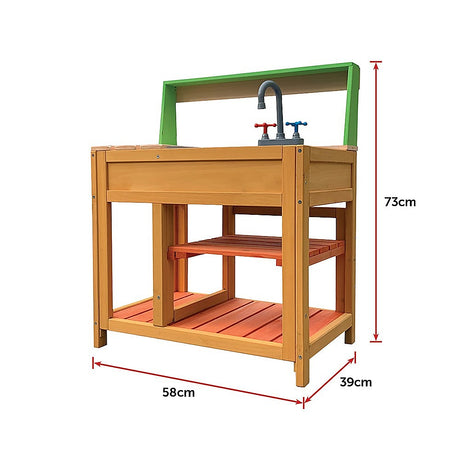 Wooden mud kitchen dimensions