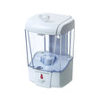 White automatic wall mounted soap dispenser with 700 mL capacity and infrared sensor