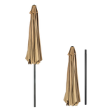9ft Patio Umbrella — 8 Rib Outdoor Garden Table Sunshade — Allure Home Collections