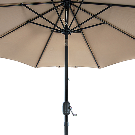 9ft Patio Umbrella — 8 Rib Outdoor Garden Table Sunshade — Allure Home Collections