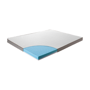 Cooling gel memory foam mattress topper, 7.5cm queen